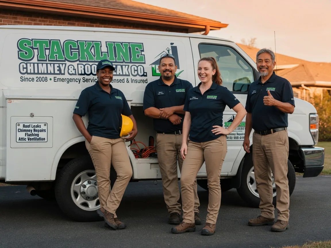 Chimney flashing repair company in Surry, ME